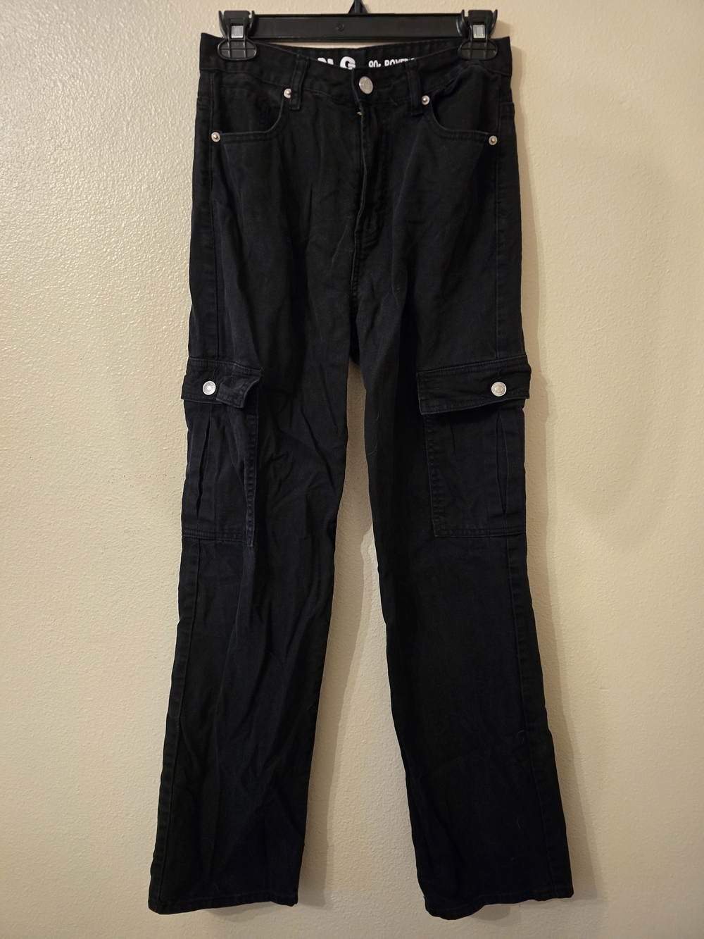 S.O.N.G. Black Cargo Utility Pants